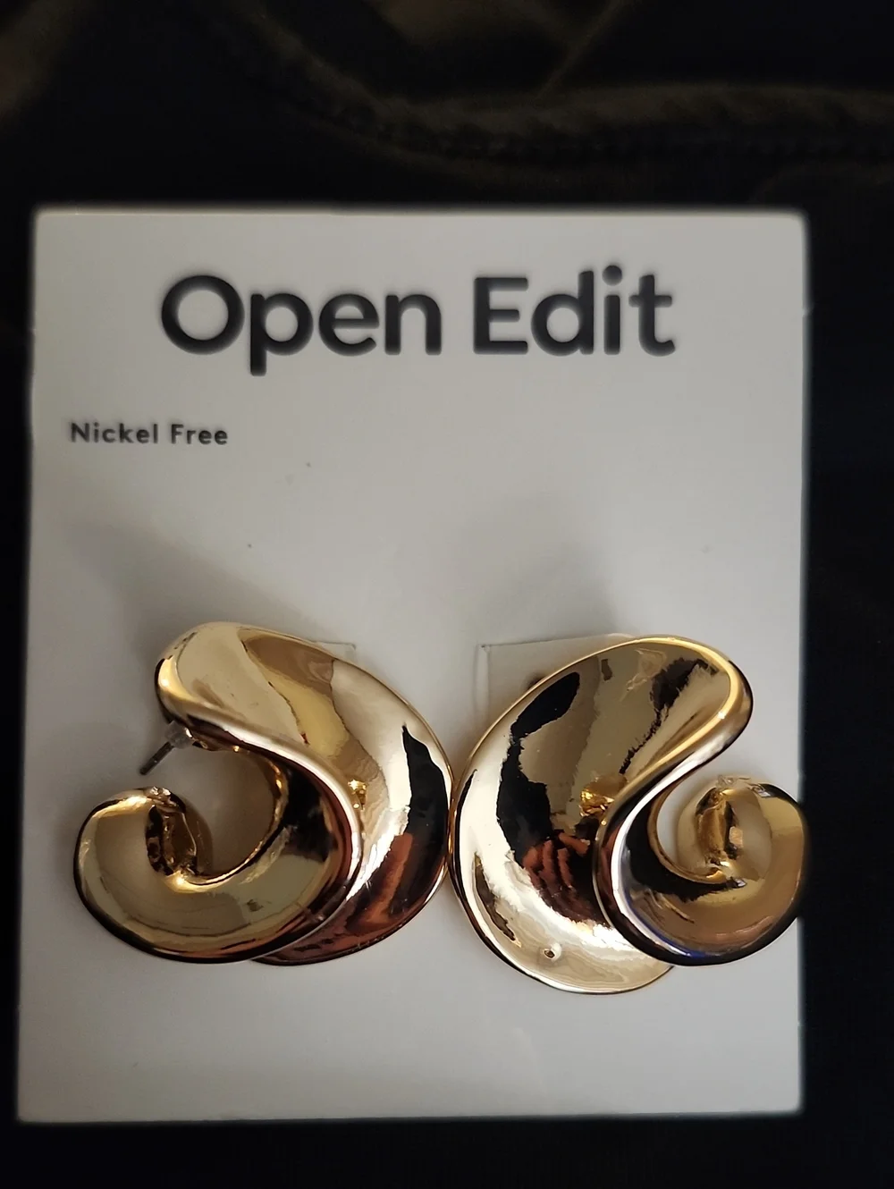 Nordstrom Gold Swirl  Earrings